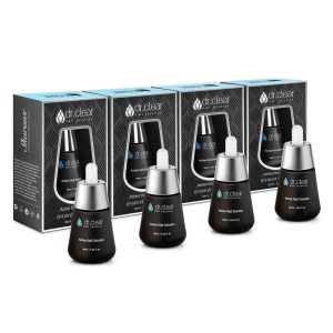 מארז רביעייה נוזל אקטיבי לציפורניים צלולות – טיפול מתמשך בנזקי פטרת הציפורן Dr.Clear